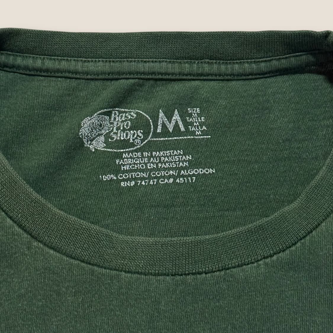 Bass Pro Shops 그린 양면 프린팅 티셔츠 M 상품이미지4