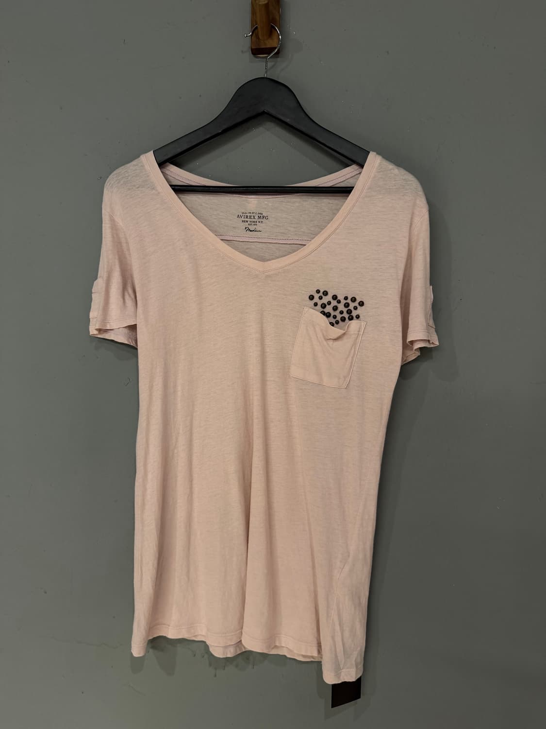Avirex minimal design pocket t-shirt 상품이미지5