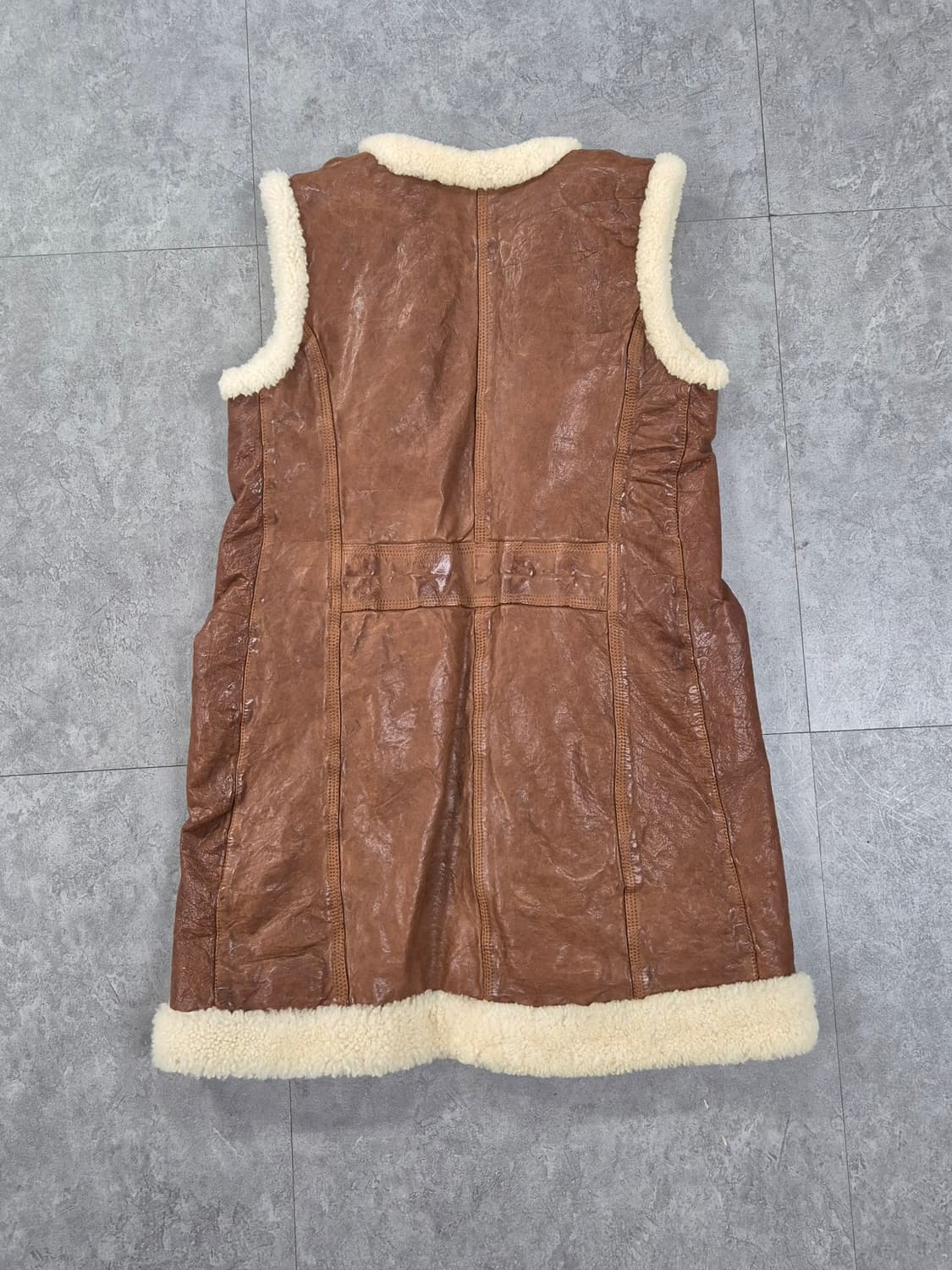 NELL BARRETT 레더조끼 상품이미지2