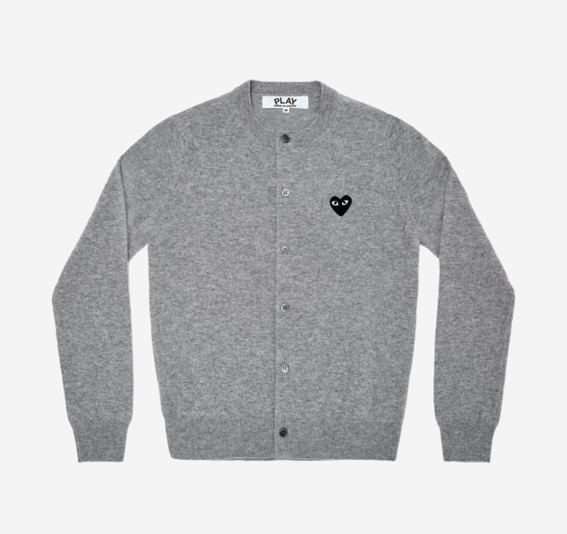 Play Comme des Garcons 가디건 꼼데가르송 그레이 상품이미지1