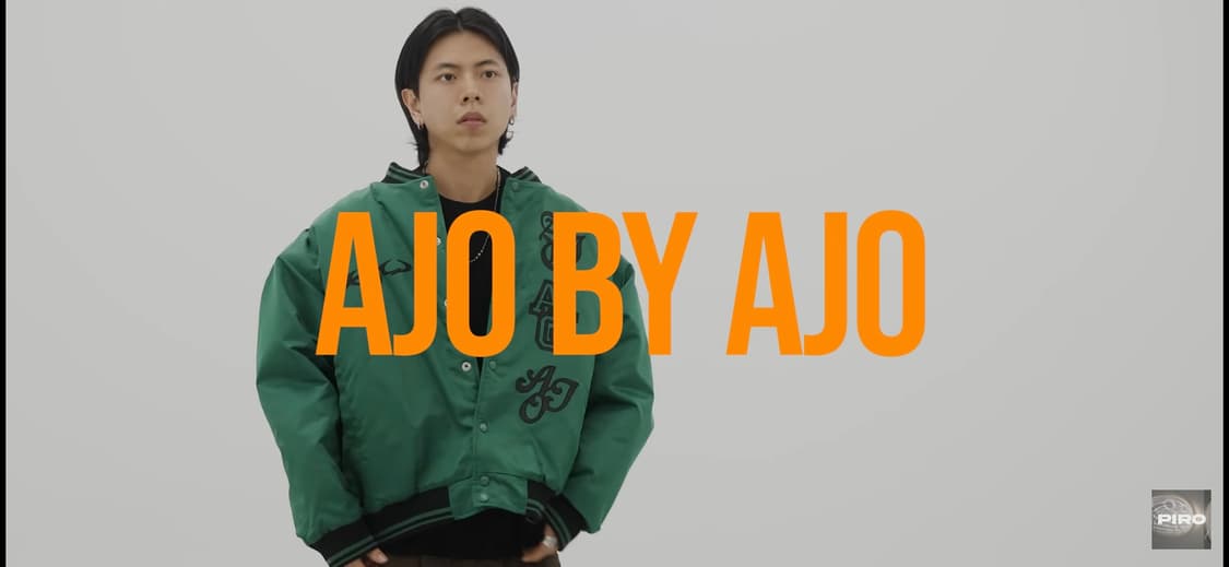 아조바이아조 나일론 베이스볼 자켓 그린 L(피로 착용) 상품이미지5