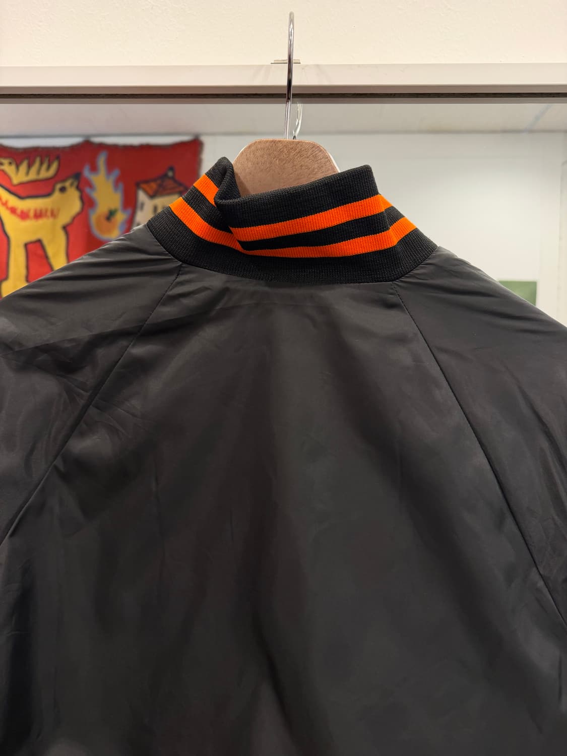 90s Wind Jammer 빈티지 스타디움 새틴 자켓 (USA)  상품이미지7