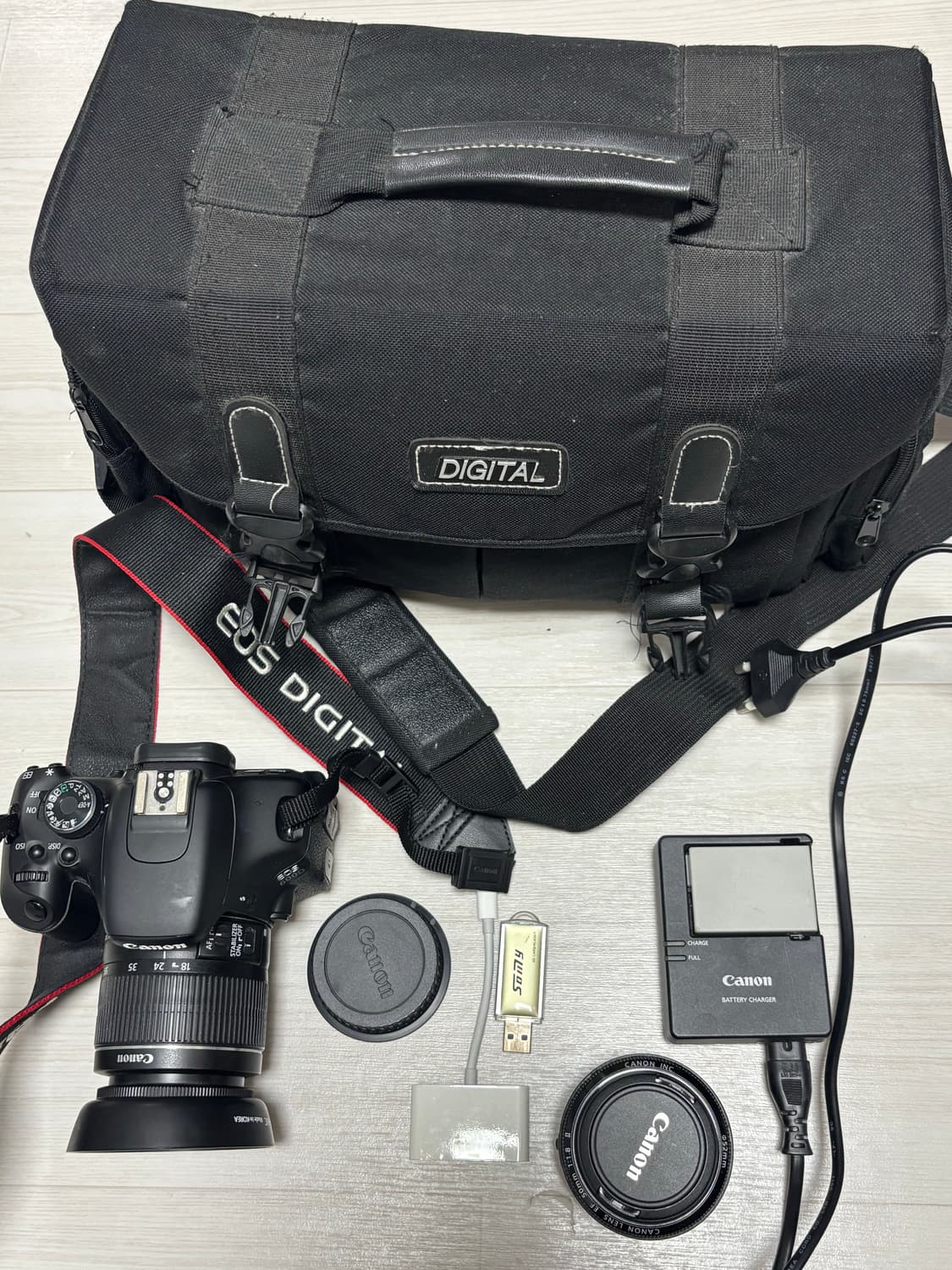 캐논 EOS 600D DSLR 카메라 가방 세트 상품이미지1