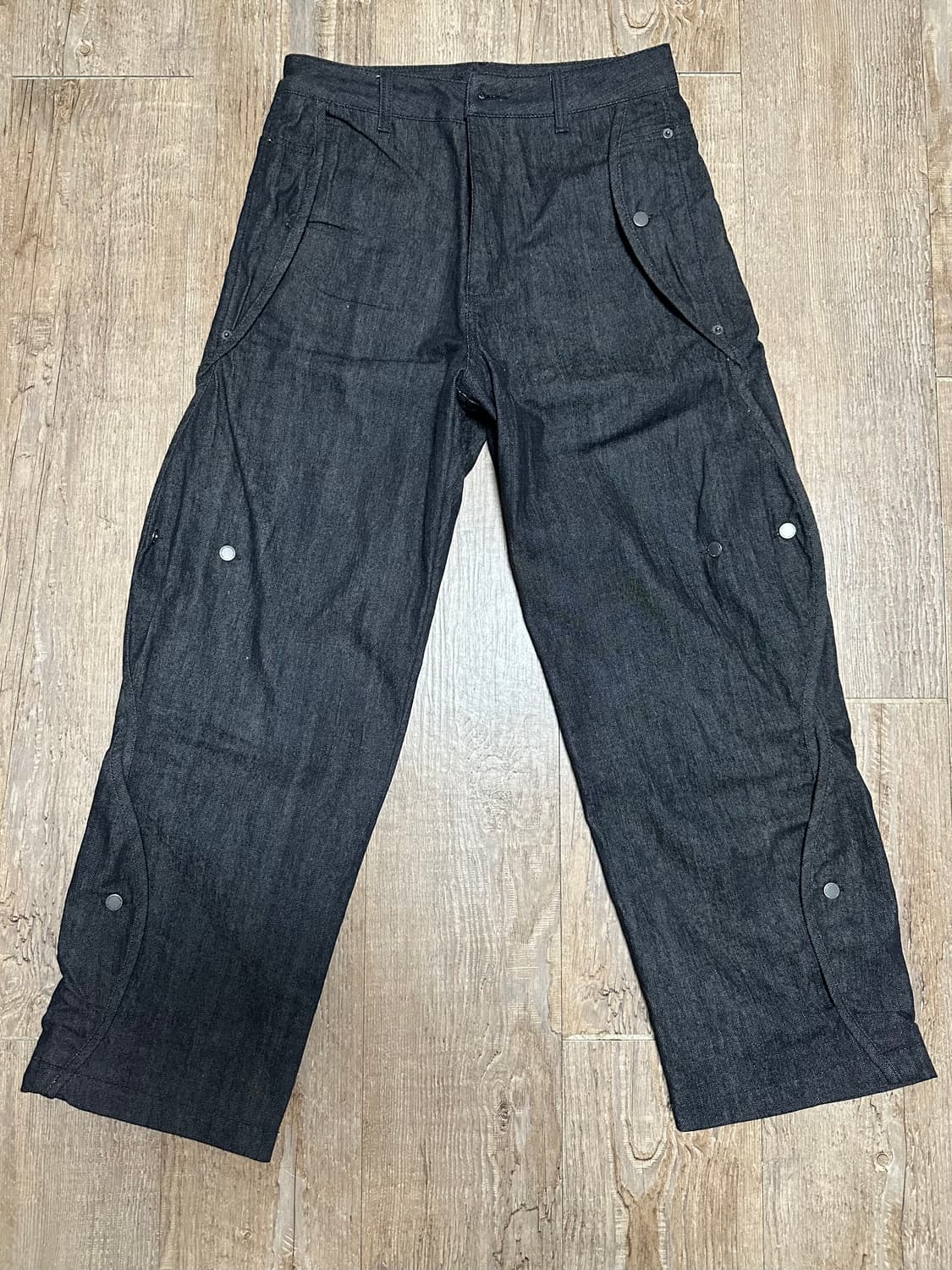 산산기어 데님 웨이브 팬츠 다크 인디고 1사이즈 상품이미지2