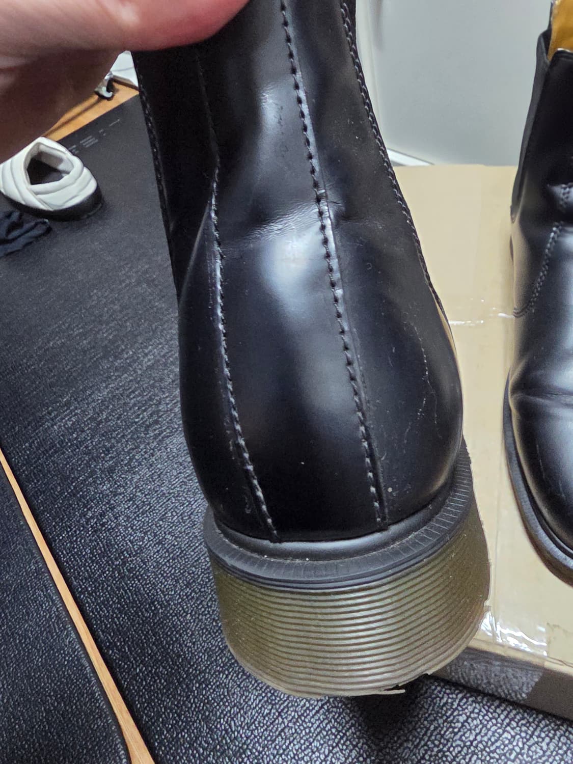 닥터마틴 모노 블랙 첼시 부츠 290 팔아요 상품이미지5