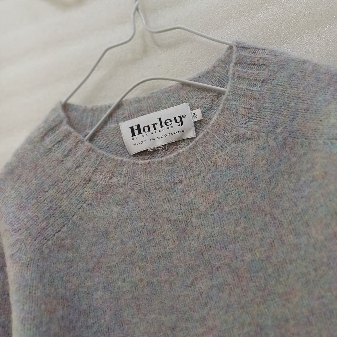 정품 할리오브스코틀랜드 쉐기독 오로라 울 라운드 니트 여성 S 사랑봉봉 상품이미지4