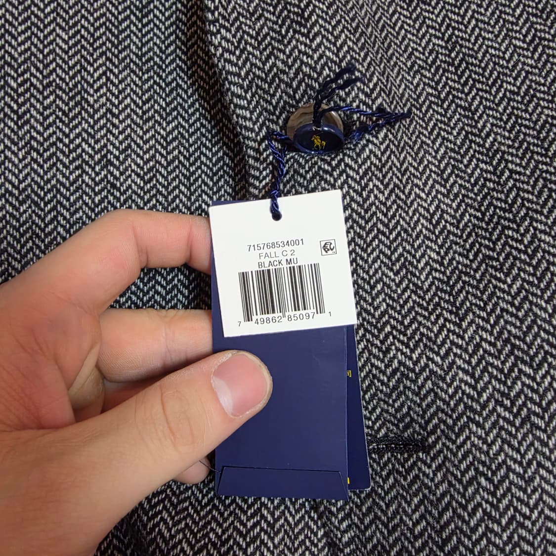 폴로 포르투갈메이드 헤링본자켓  L 상품이미지3