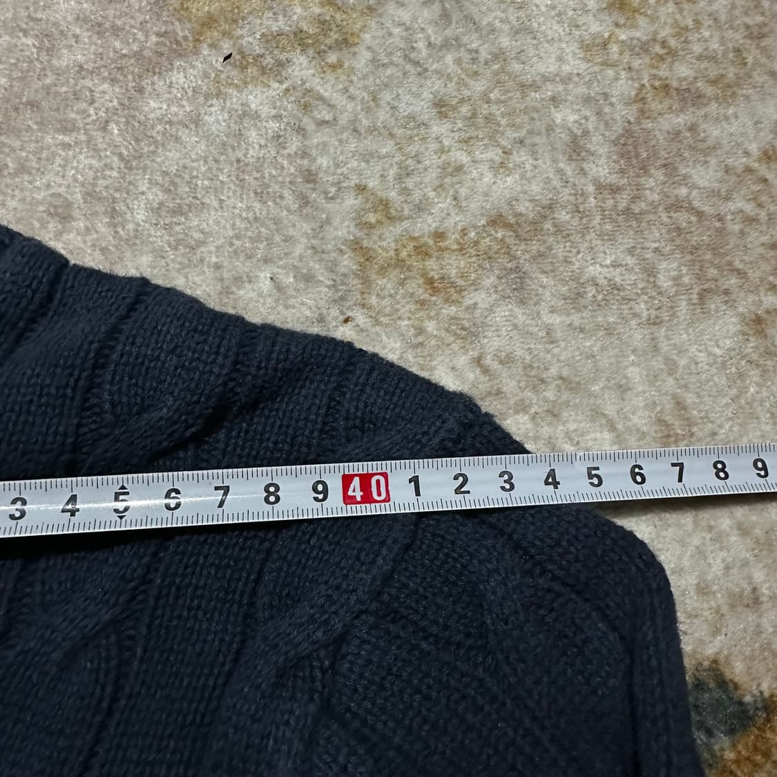 폴로 랄프로렌 네이비 꽈배기 니트 상품이미지3