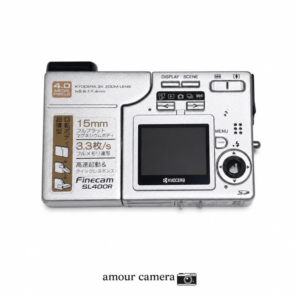 ​📸 [희귀템] 교세라(Kyocera) Finecam SL400R 상품이미지4