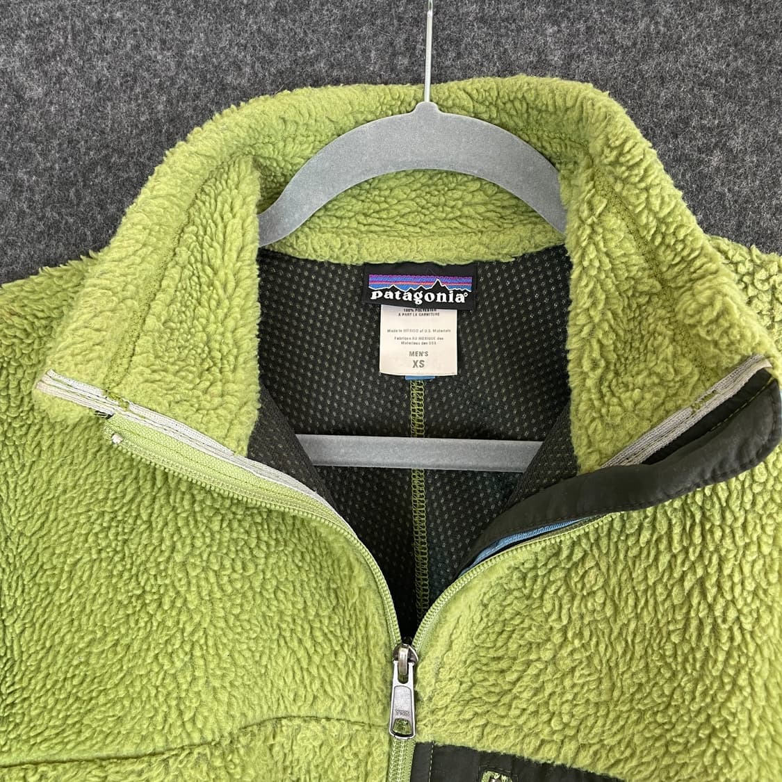 파타고니아 클래식 레트로-X 플리스 자켓 스파우트 그린 상품이미지3
