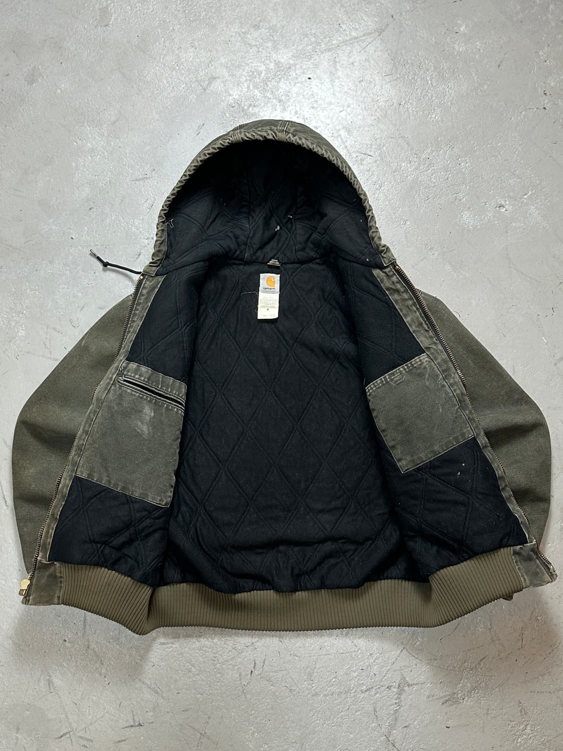 00’s OG 칼하트 J130 액티브 칼하트 MOS 모스그린 상품이미지7