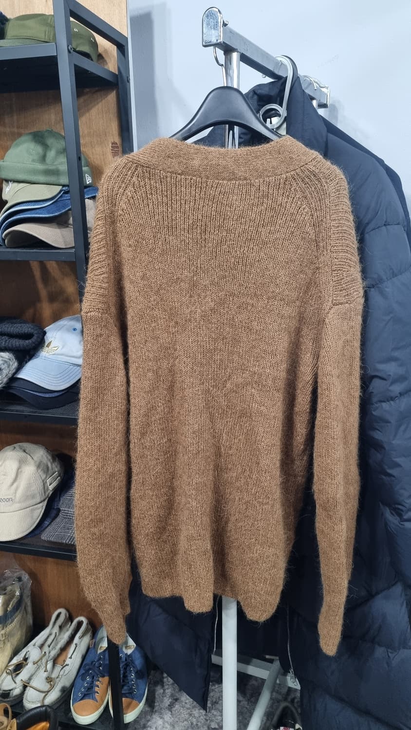 코스) 알파카 울혼방 드랍숄더 m(국내100~105) 거의새거 상품이미지3