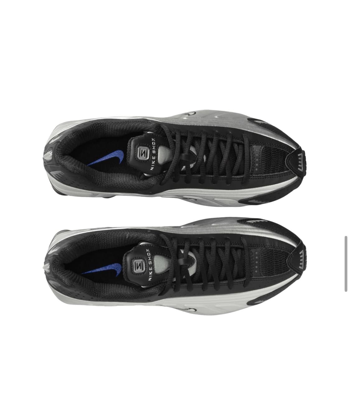 나이키 샥스 R4 메탈릭 실버 앤 블랙  상품이미지2