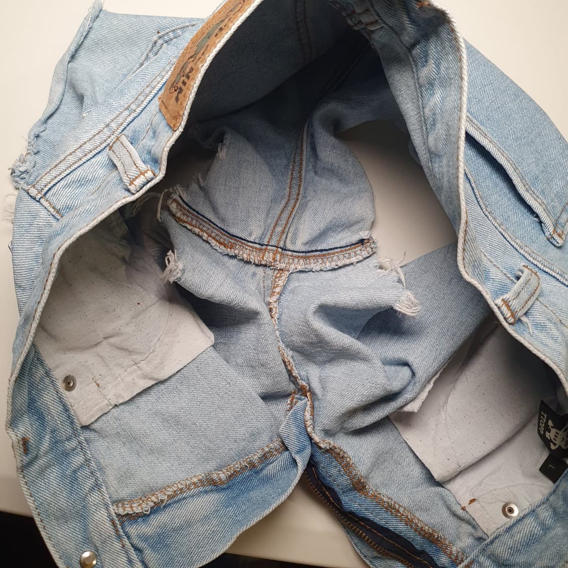 TTOPP DENIM 연청 핫팬츠 L[26]사이즈 2508626 상품이미지8