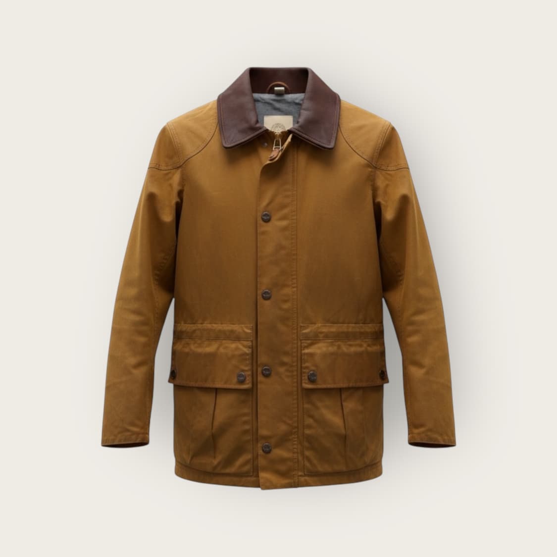 S/ 바스통 001 머스타드 왁스 자켓 상품이미지1