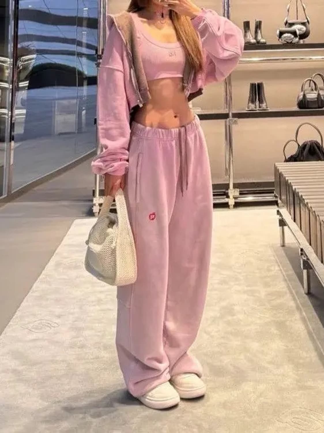 알렉산더왕 애플 로고 팬츠 xxs 상품이미지3