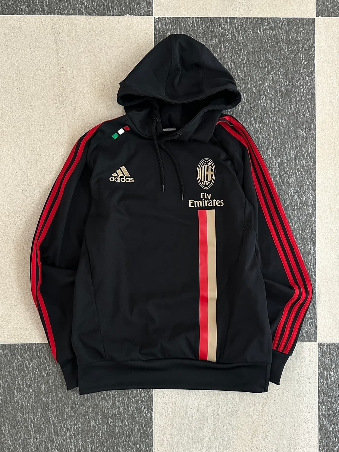 아디다스 AC밀란 후드 드릴탑  상품이미지4
