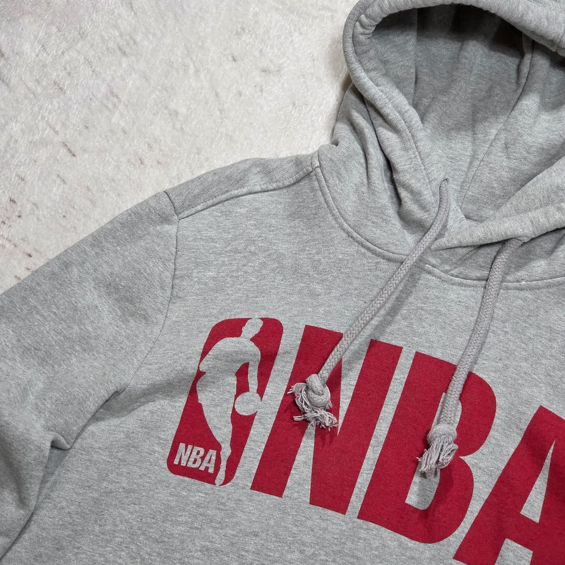 NBA 그레이 로고 후드티 상품이미지2