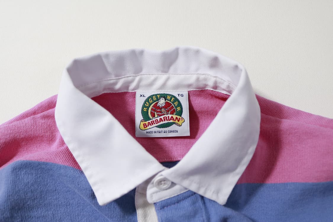 [XL] 바바리안 12oz 스트라이프 럭비셔츠 상품이미지3