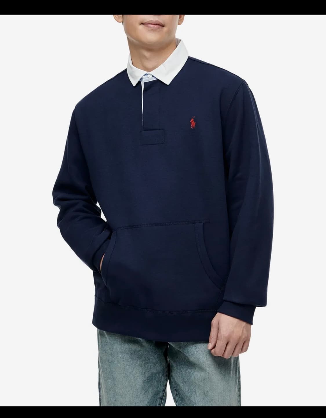 폴로랄프로렌 플리스 럭비티  XL 판매중입니다!! 상품이미지1