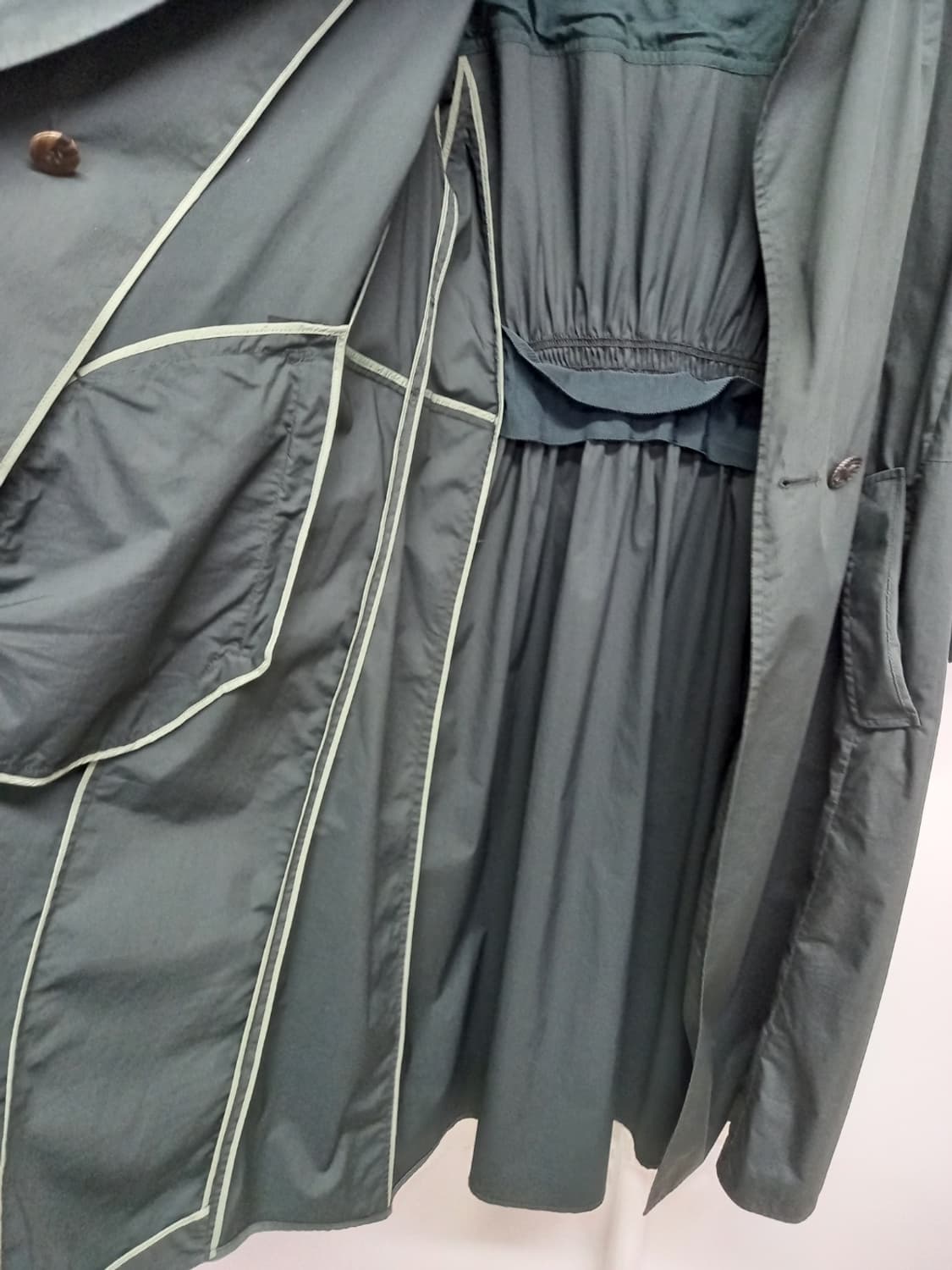 마인 MINE 춘하추 홀겹 맥시 롱 트렌치코트 82 44.55 상품이미지8