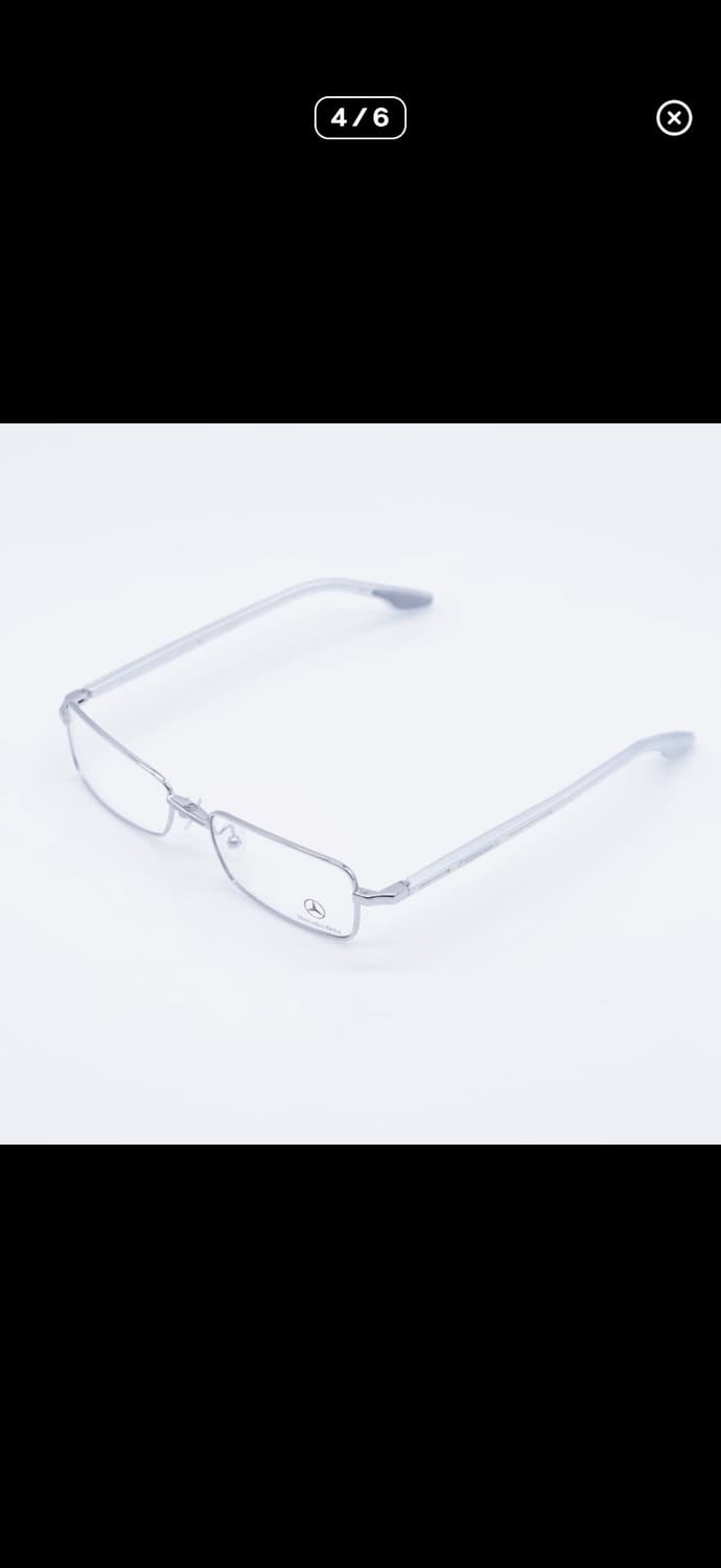 벤츠 실버 프레임 안경 상품이미지4