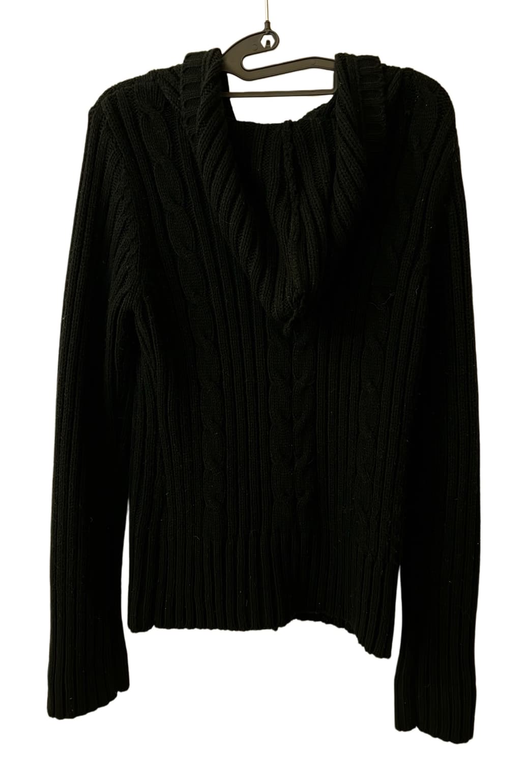 jp vintage 니트 후드집업 펑크 갸루 y2k 상품이미지3