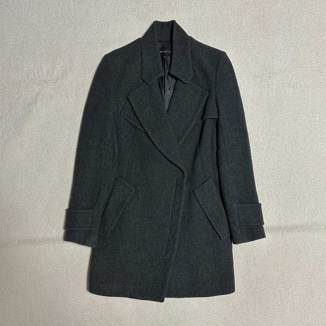 오브제 울 알파카 코트 상품이미지2