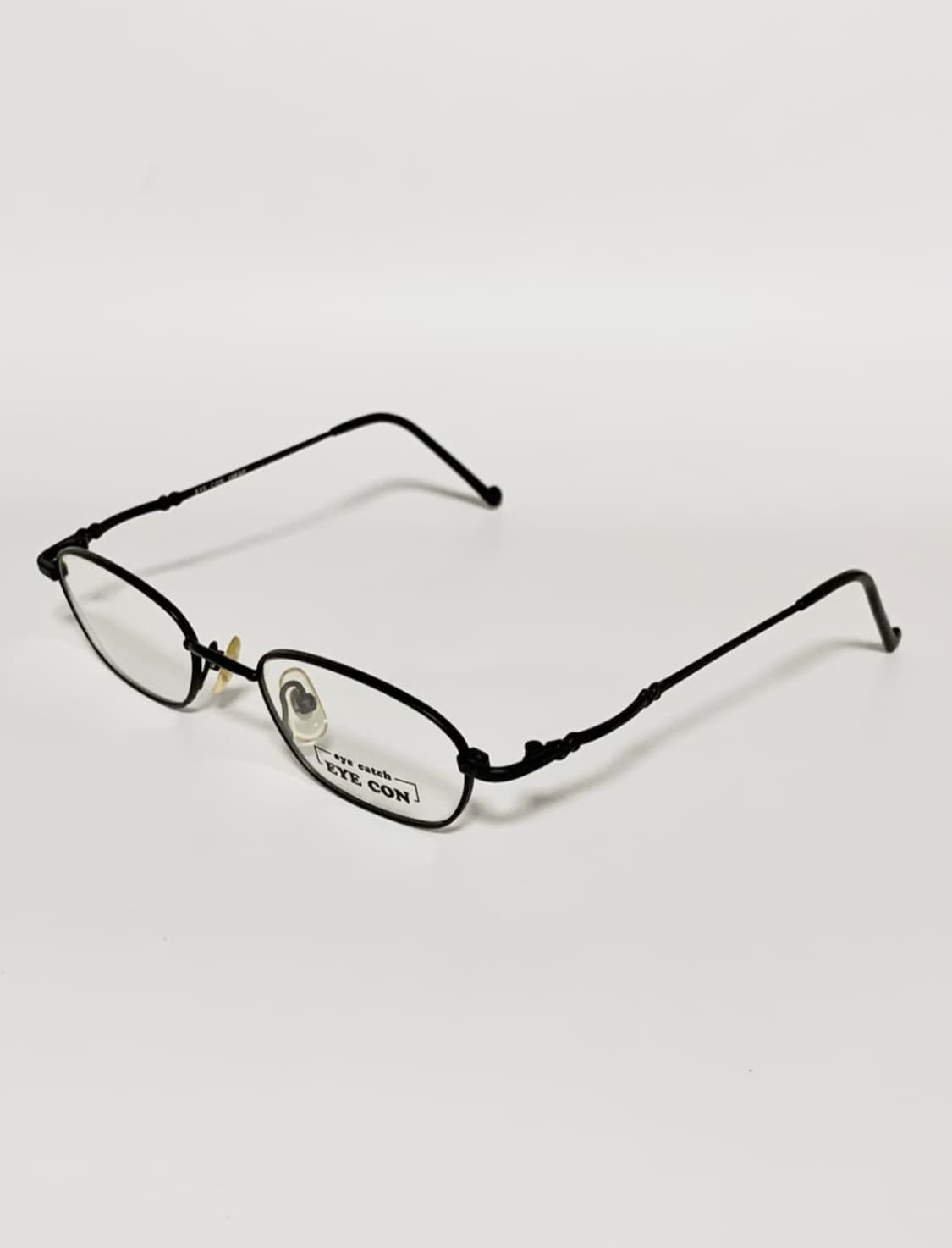 데드스탁 아이콘 남녀공용 매트 블랙 메탈 오벌 안경 75 상품이미지3