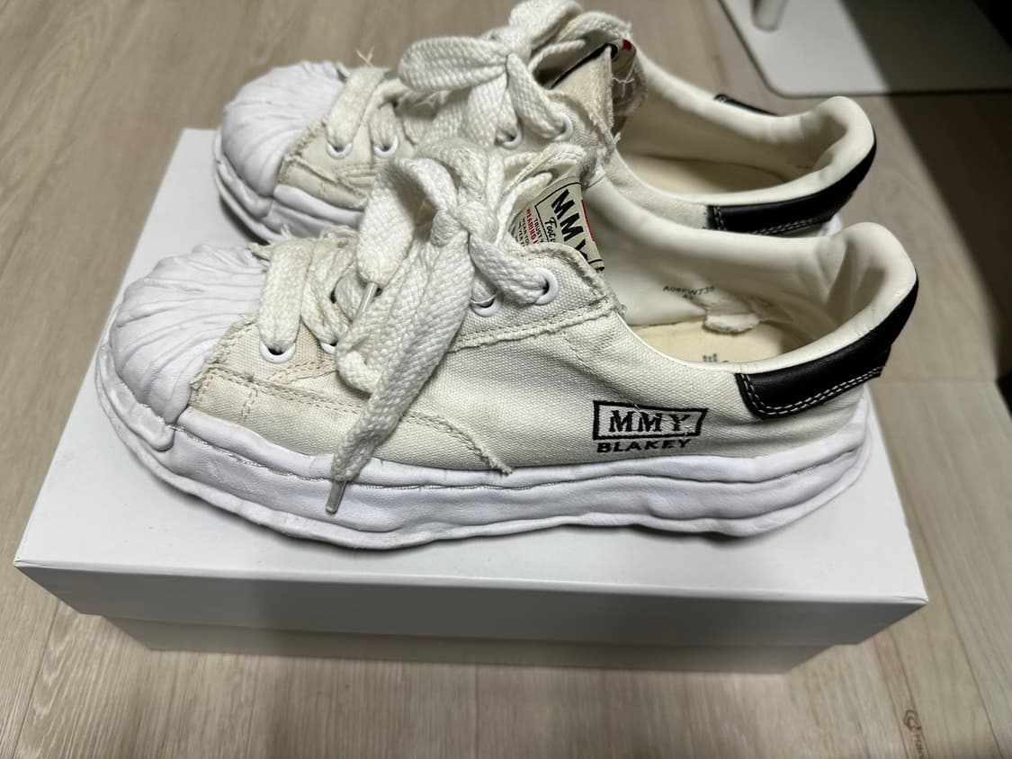 미하라 야스히로 블레이키 OG 솔 캔버스 화이트 42 상품이미지2