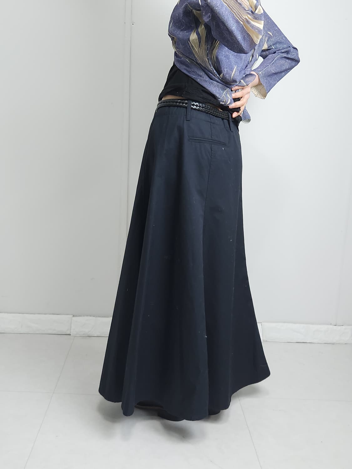 (UNIQLO U)플리츠 롱 스커트 상품이미지5