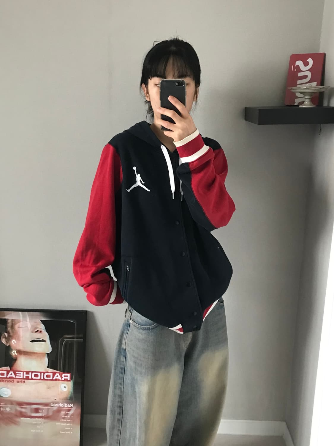 나이키 에어조던 바시티 나그랑 후드 자켓 상품이미지2