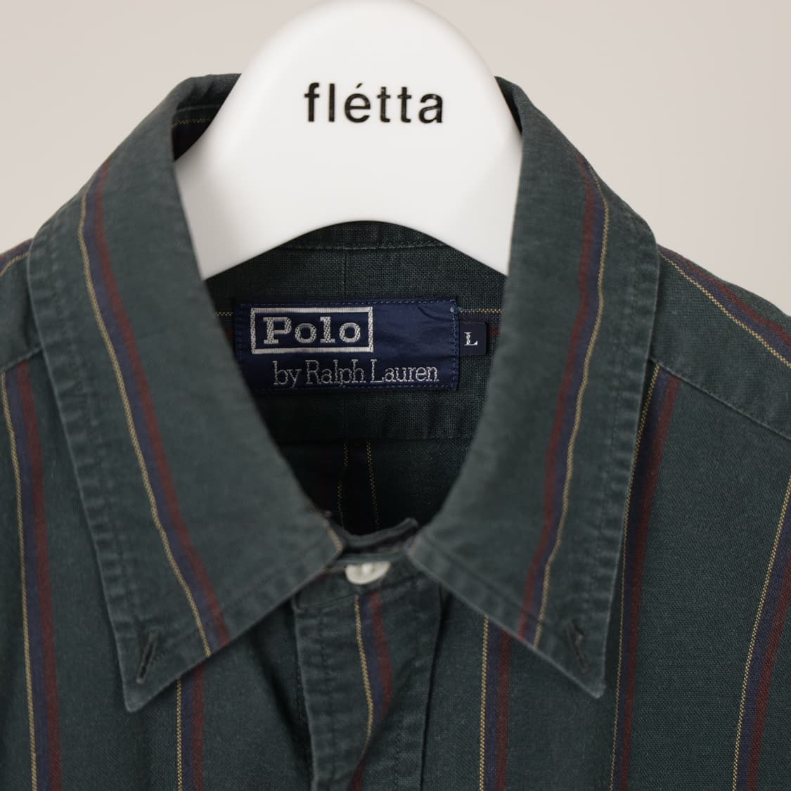 폴로 스트라이프 셔츠 올드 모델 (M~L) 상품이미지4