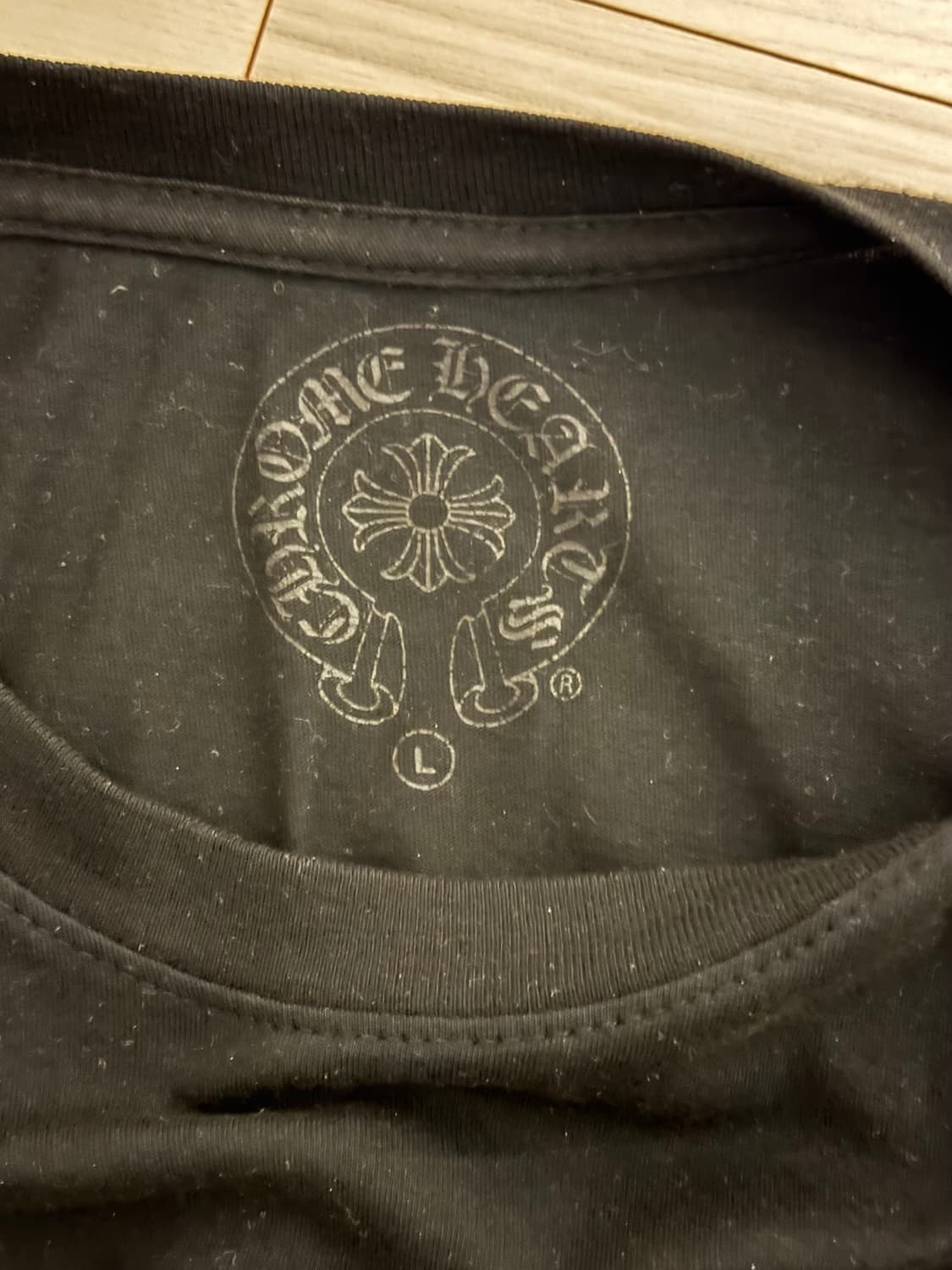 크롬하츠 라스베가스 플로랄 크로스 홀스슈 롱슬리브 긴팔 티셔츠 L 상품이미지7