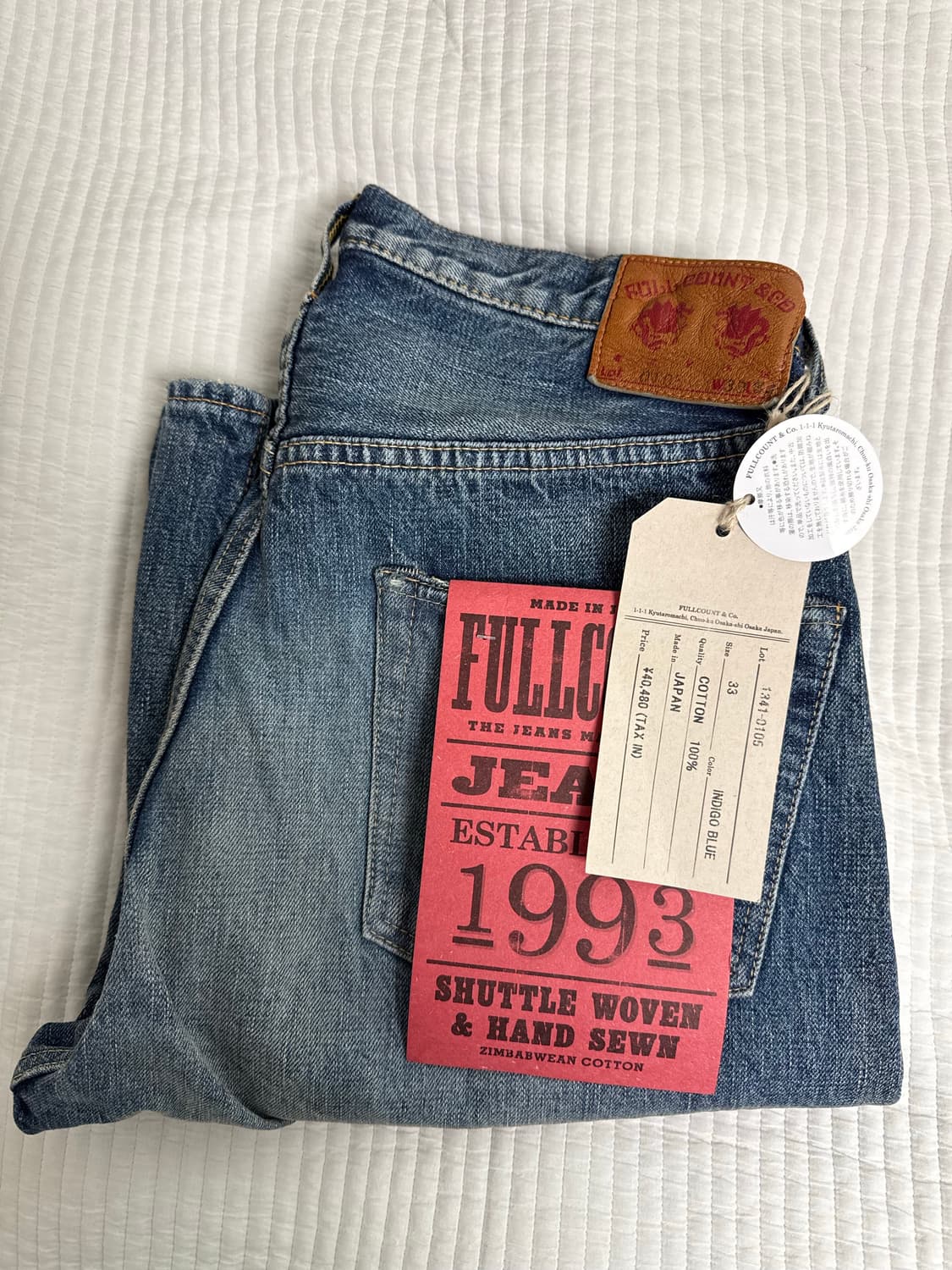 풀카운트/1341-0105 다트포드/33/새제품 상품이미지1