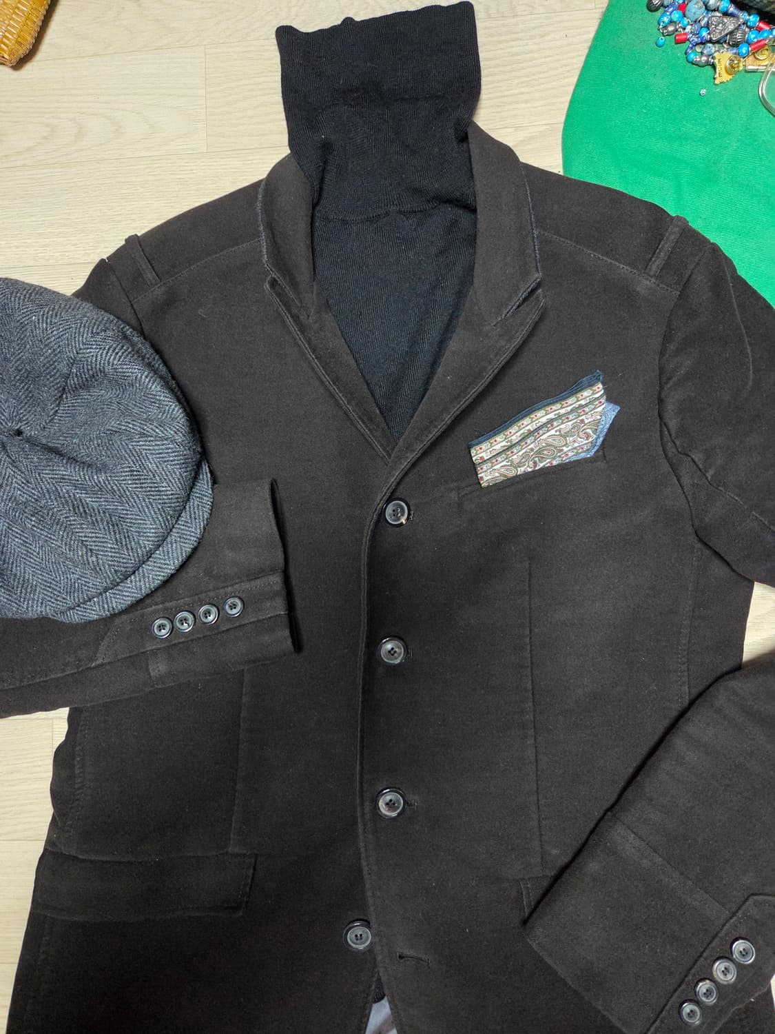 SOLID HOMME 솔리드옴므 우영미 헌팅 블레이저 자켓 수트 정장  상품이미지3