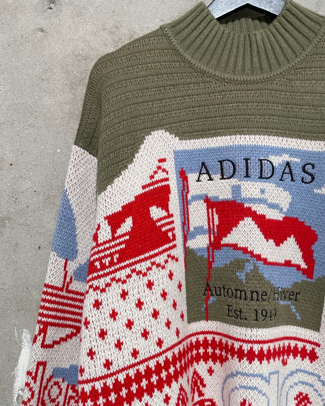 아디다스 오리지널스 x-mas 모크넥 스웨터 상품이미지2