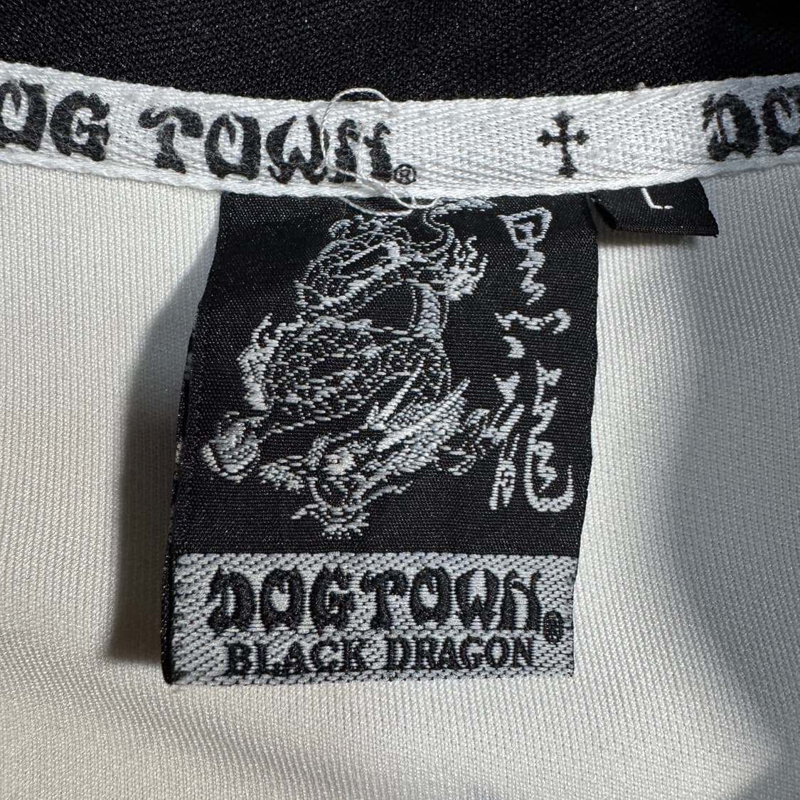 도그타운 Y2K 오리엔탈 블랙드래곤 자수 져지 상품이미지6