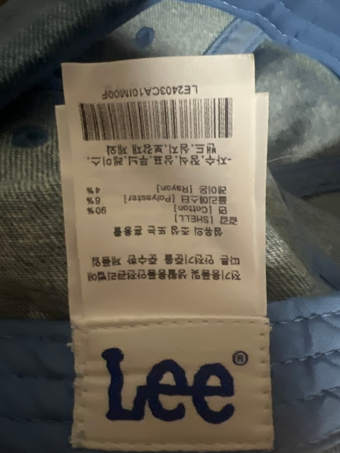 Lee 데님 볼캡 상품이미지2