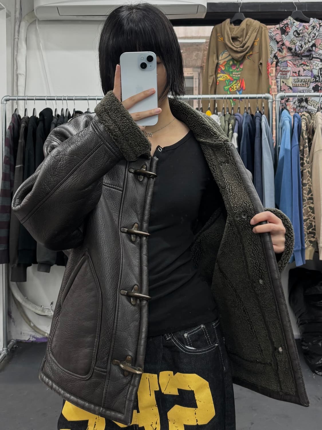 VTG 파이어맨 소가죽 무스탕 자켓 상품이미지2