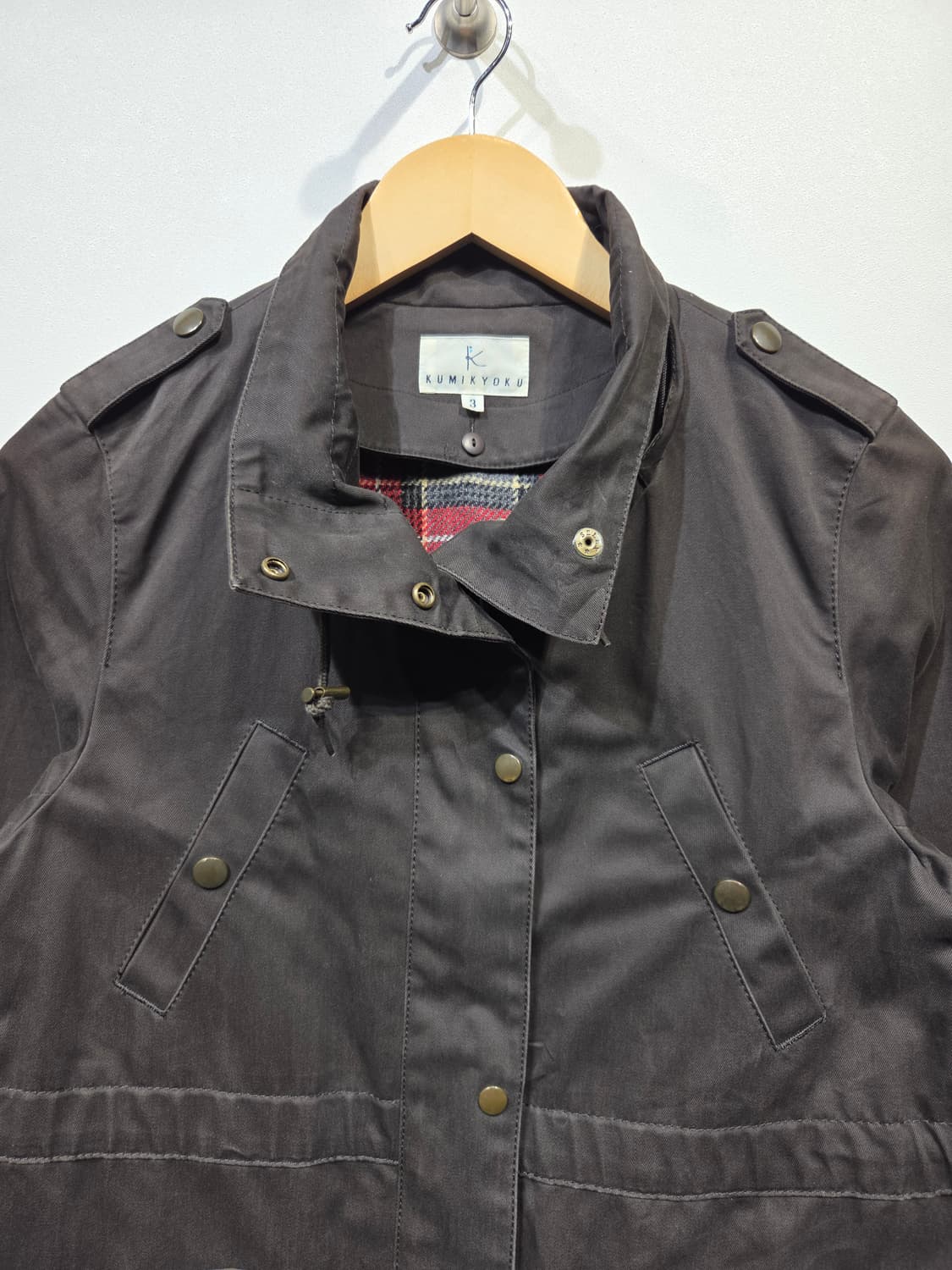 KUMIKYOKU 쿠미쿄쿠 내피 탈부착 유틸리티 야상 자켓 상품이미지3