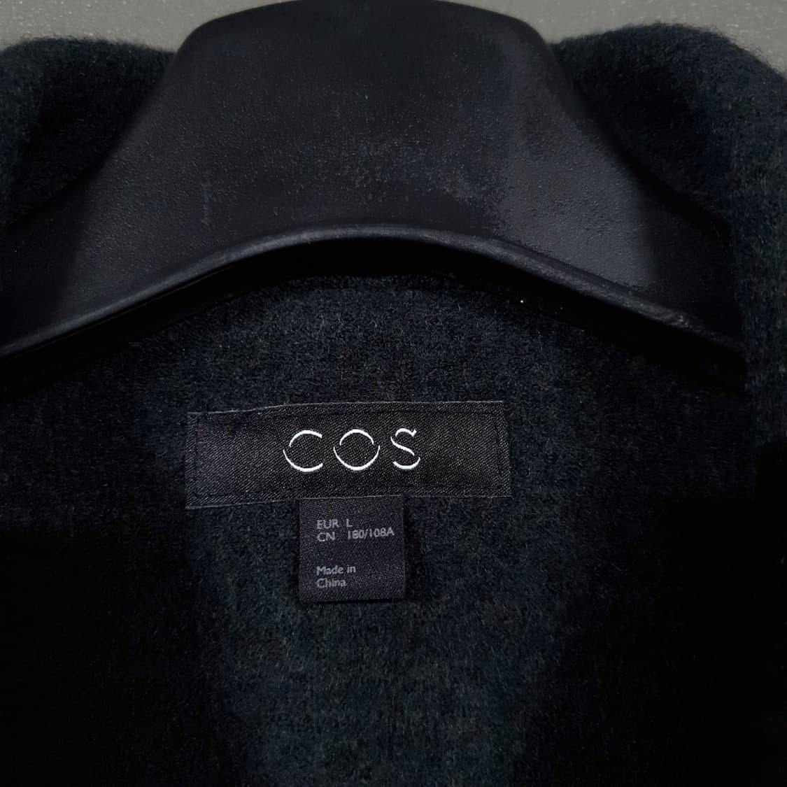 실측 XL (105) COS 보일드 울 테일러드 자켓 미드나잇브라운 상품이미지4