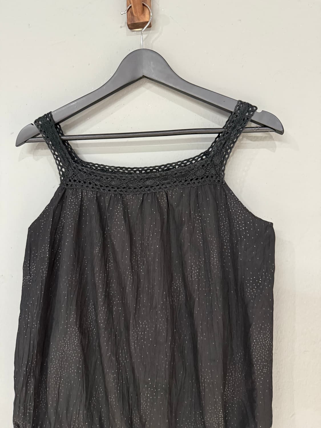 glitter dot ribbon detail sleeveless 상품이미지6