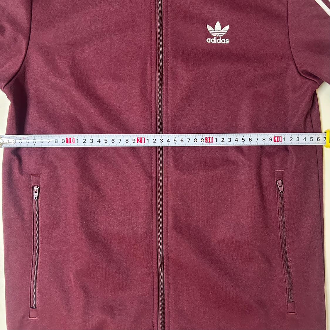 아디다스 베켄바우어 버건디 트랙탑 져지 상품이미지4
