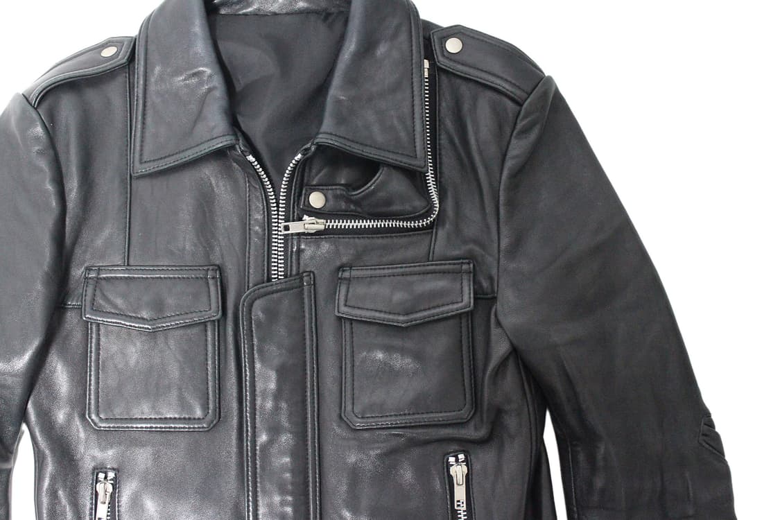 2000s JAPAN 램스킨 싱글레더 자켓  상품이미지3