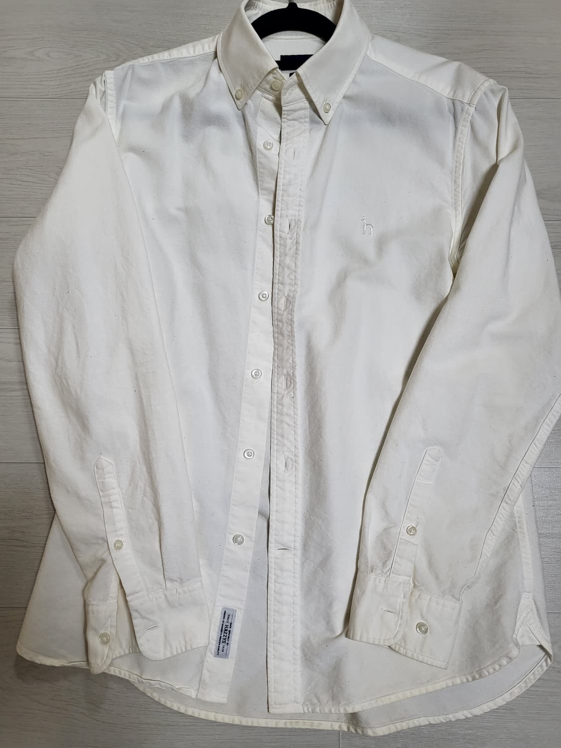 헤지스 HAZZYS 흰색 셔츠 95 상품이미지1