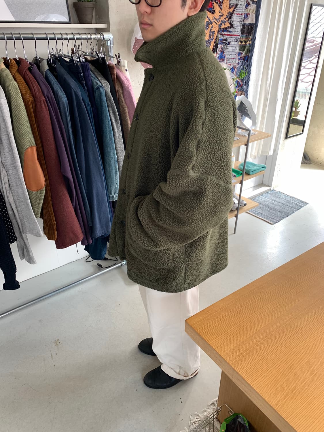 Yoko sakamoto 요코 사카모토 플리스 자켓 상품이미지6