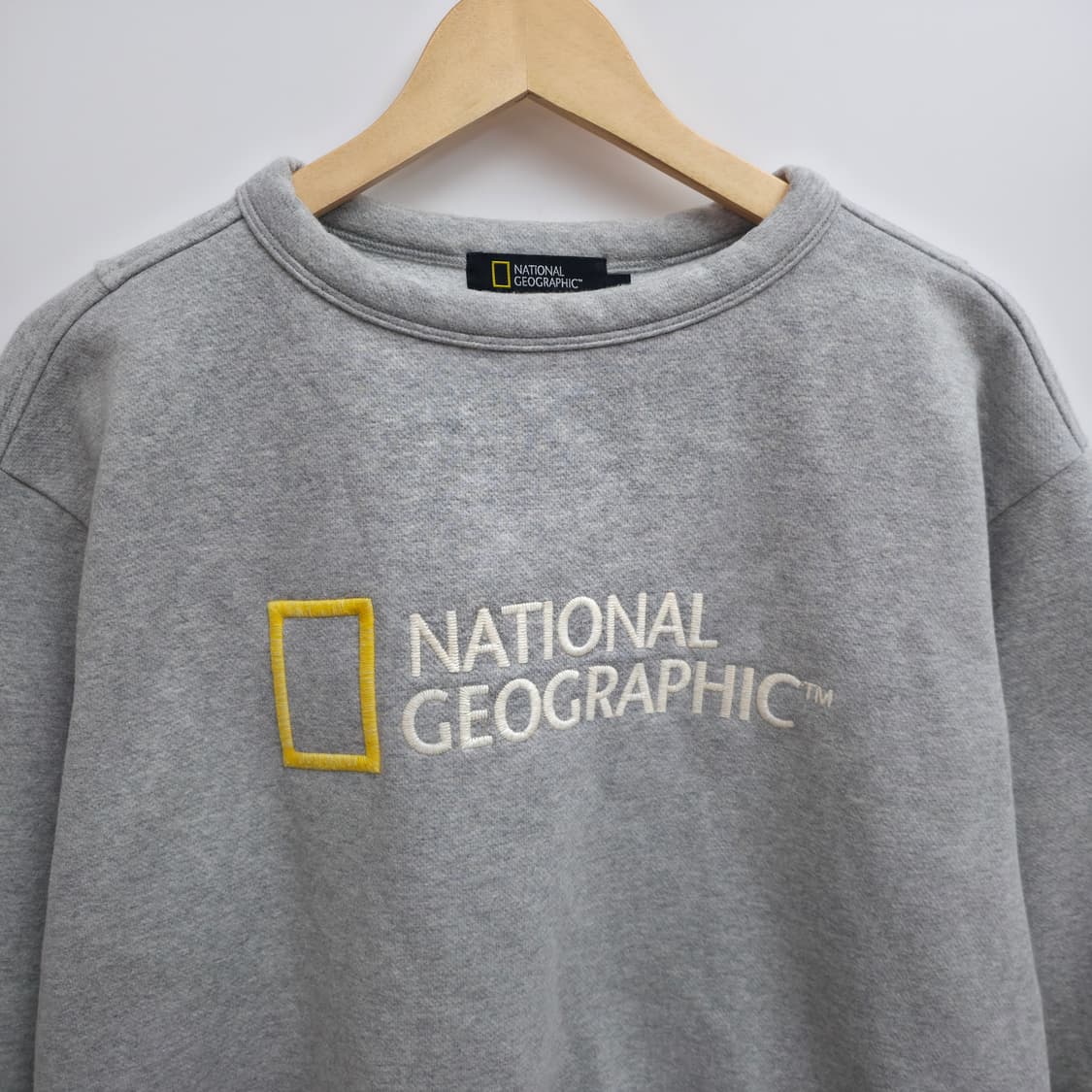 [S] 내셔널지오그래픽 맨투맨 그레이 상품이미지2