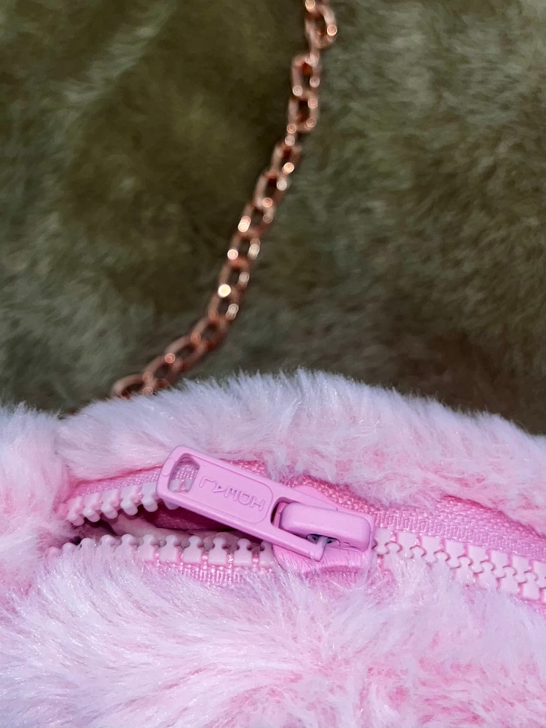 베이퍼 베이비 마일로 플러시 크로스바디백 핑크 상품이미지5