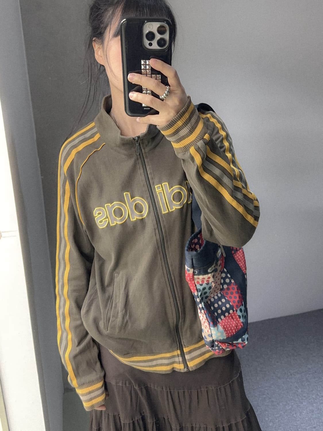 adidas khaki track zip up 상품이미지4